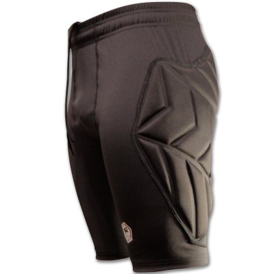 Calções pretos acolchoados para desporto