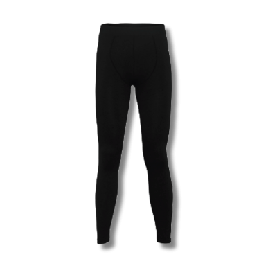 Calças justas pretas em fundo preto