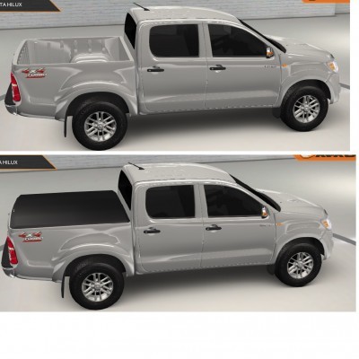 TOYOTA HILUX - CAPOTA DE LONA / PREMIUM SOFT TONNEAU COVER