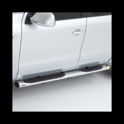 Volkswagem Amarok CD KEKO K1 - Estribos tubo oval cromo / Chrome oval side step