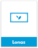 Lonas com ilhoses met&aacute;licas