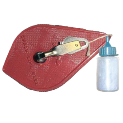 Risqueiro em couro vermelho com mecanismo metálico e garrafa plástica translúcida