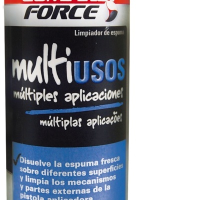 Spray limpa espuma Fischer Compact Force multiuso com tampo vermelho