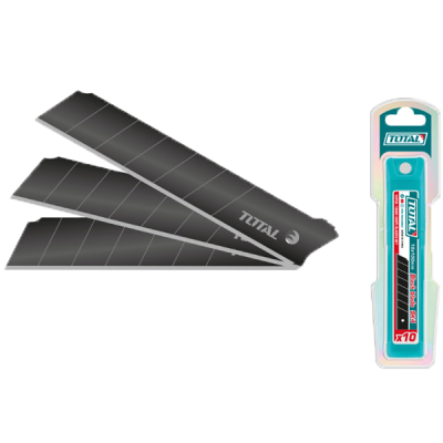 Lâminas recarregáveis para estilete TOTAL em embalagem de plástico