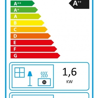Etiqueta energética UE para aparelho Bronpi ALPES HYDRO com classificação A++ e consumo indicado.