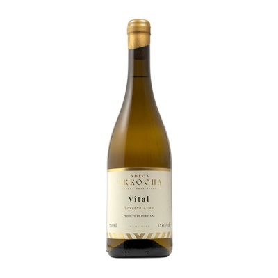Garrafa de vinho branco Adega Varrocha Vital Reserva 2022
