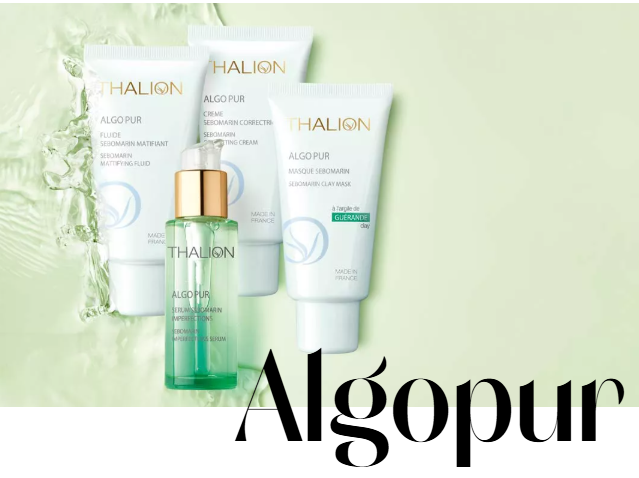 Thalion Algopur Linha purificante e normalizante Thalion Algopur Linha purificante e normalizante