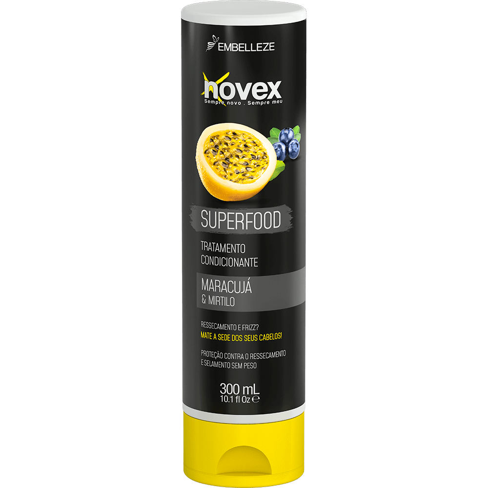 Condicionador Novex SuperHairFood Maracujá & Mirtilo 300ml