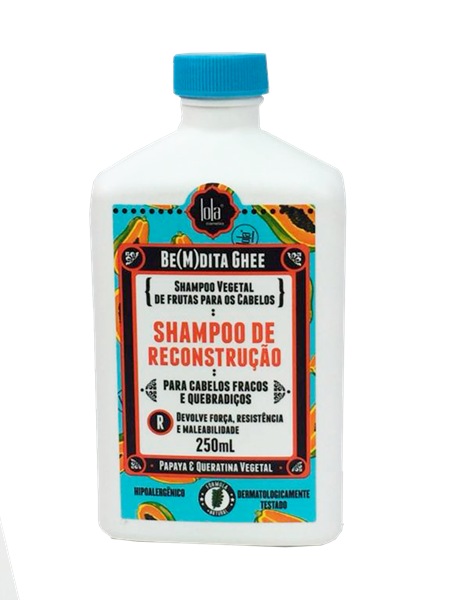 Lola Shampoo Be(M)dita Ghee de Reconstrução | Papaya & Queratina Vegetal 250ml Lola Shampoo Be(M)dita Ghee de Reconstrução | Papaya & Queratina Vegetal 250ml