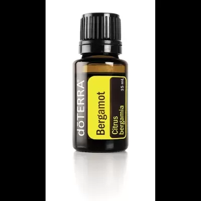 Frasco de óleo essencial de Bergamot doTERRA 15 ml