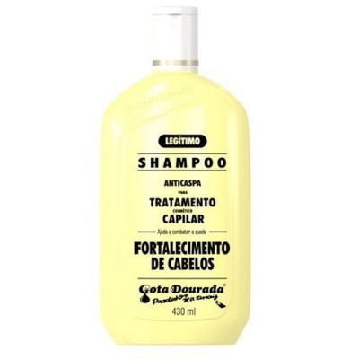 Gota Dourada Shampoo Fortalecimento  anti caspa 430ml