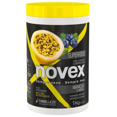 Máscara Novex SuperHairFood Maracujá & Mirtilo 1kg