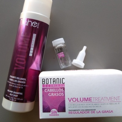kit Tahe Volume Para cabelos Oleosos Botanic -shampoo 300ml + Ampola 5x10ml
