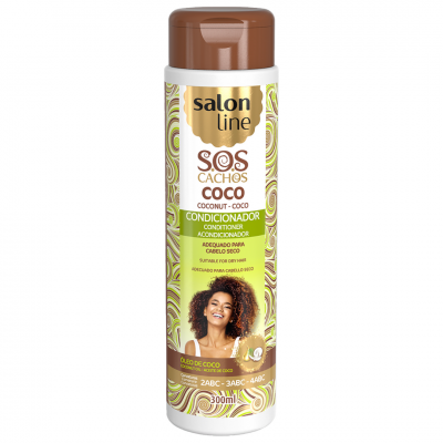 Salon Line Coco Tratamento Profundo S.O.S Cachos Salon Line 300ml