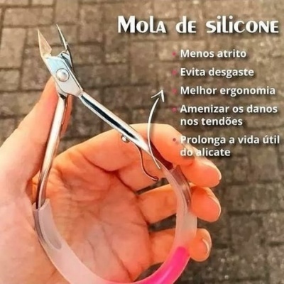 Silicone Profissional Alicate de Cutículas