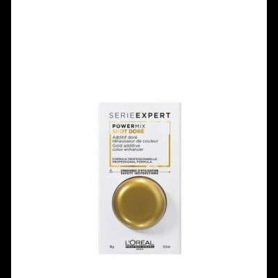 Embalagem branca com creme dourado Séries Expert PowerMix L'Oréal