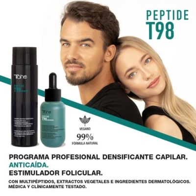 Tahe Programa profissional anti queda: Concentrado 50 ml + Champô Peptídeo T98