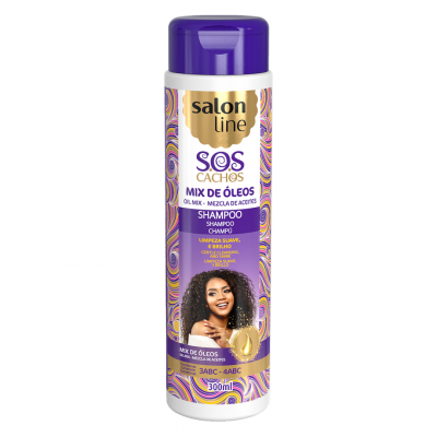 Salon Line  Nutritivo S.O.S Cachos Mix De Óleos Salon Line 300ml