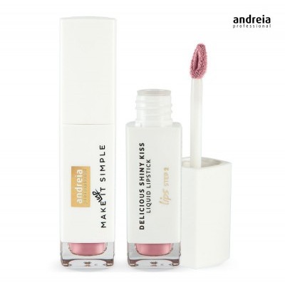 Andreia Makeup Batom Líquido - Gloss Nude - Delicious Shinny Kiss