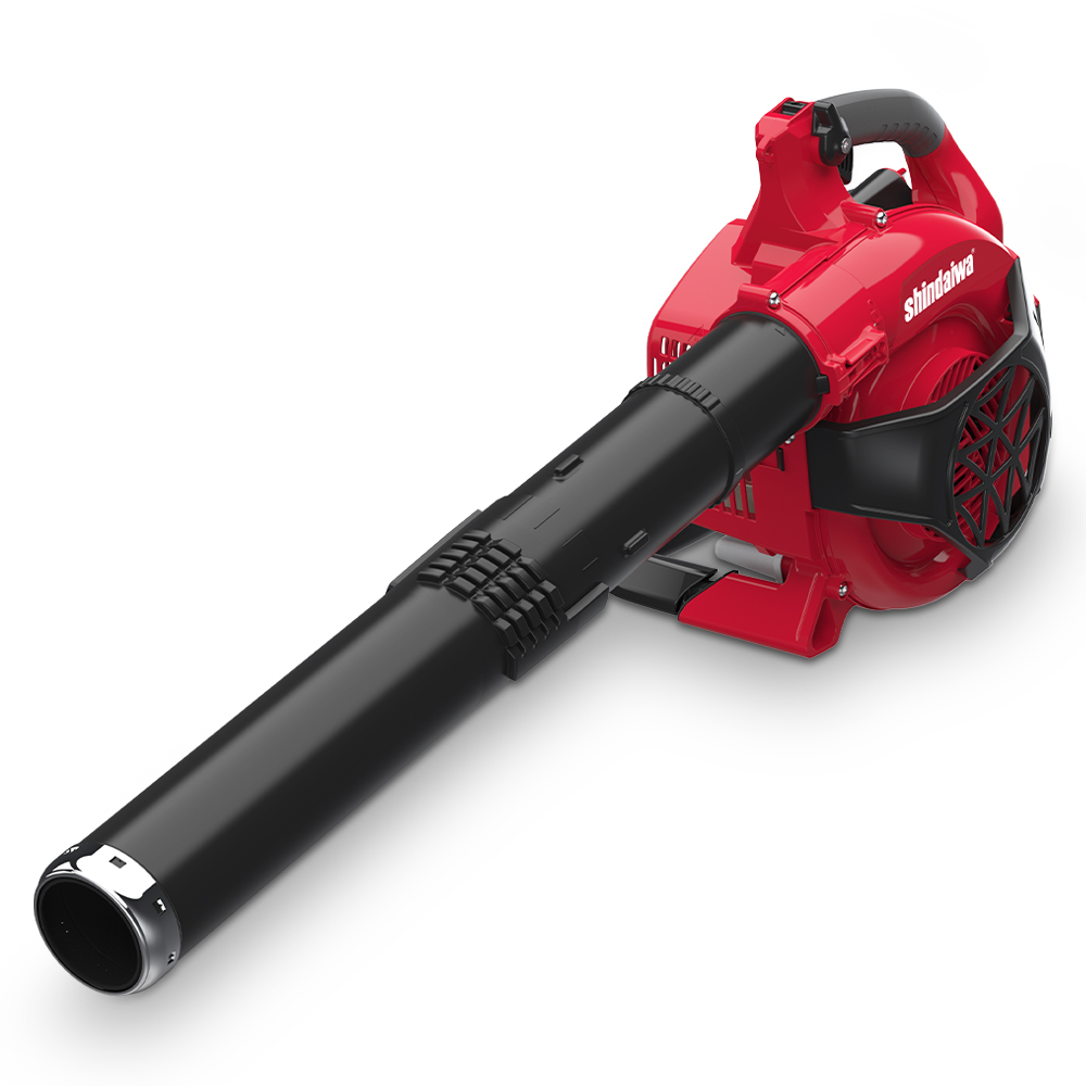 Soprador Profissional SHINDAIWA EB262 Soprador de folhas vermelho com tubo longo preto e texto shindaiwa