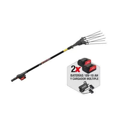 Colhedora elétrica para azeitonas com baterias e carregador múltiplo