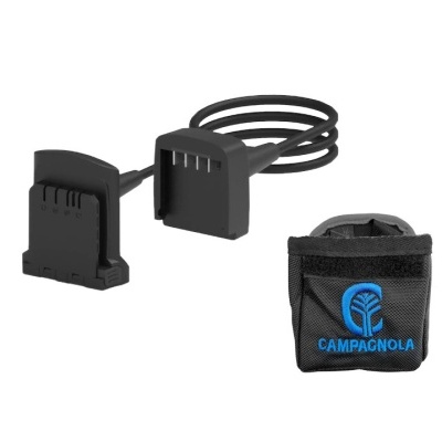 Conjunto de cabos pretos com bolsa preta CAMPAGNOLA