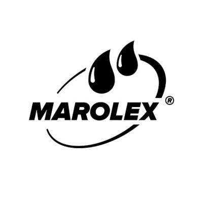 Logótipo MAROLEX com gotas de água