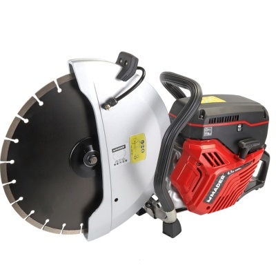 Serra de corte de mão MADER com disco preto e motor vermelho