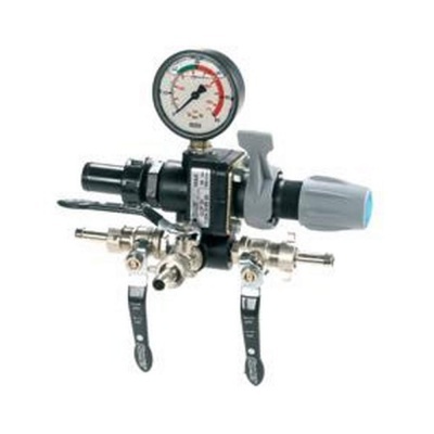 Regulador de pressão com manómetro e pegas