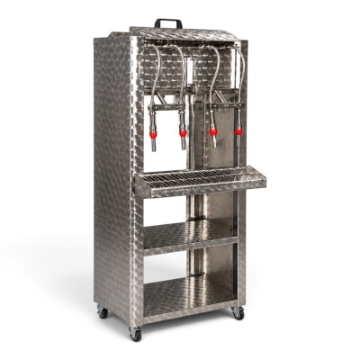 Máquina de enchimento de garrafas em aço inoxidável com quatro bicos