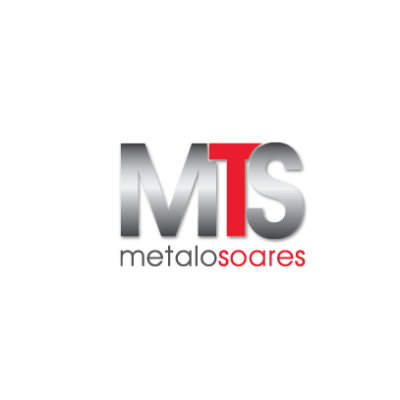 Logótipo MTS metalosoares em fundo preto