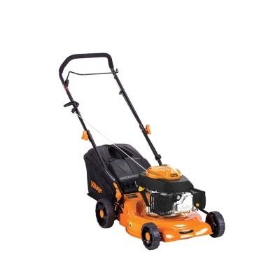 Cortador de relva Vigor a gasolina com saco de recolha e base alaranjada