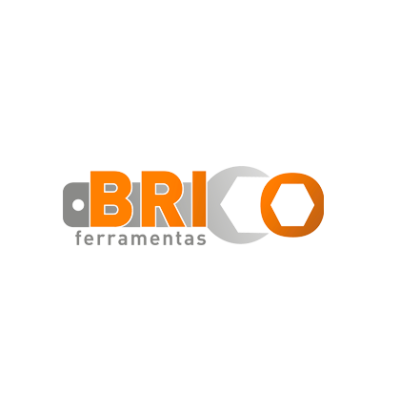 Logótipo da marca BRIKO Ferramentas com design de chave inglesa