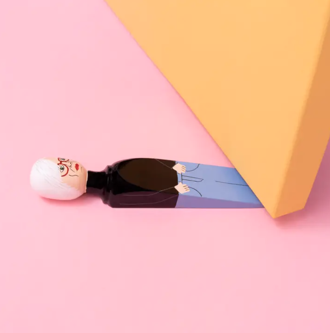 Door Stopper - Andy Warhol (Andi) WEDGIE Amortecedor de porta decorativo em forma de boneco colorido