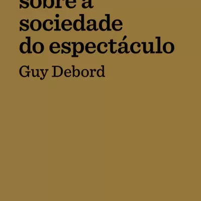 Capa de livro castanha com texto em preto