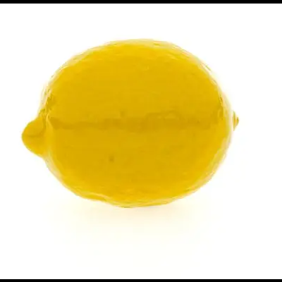Limão amarelo inteiro com fundo branco