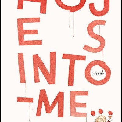 Capa do livro 'HOJE S INTO ME' com ilustração de criança a pintar