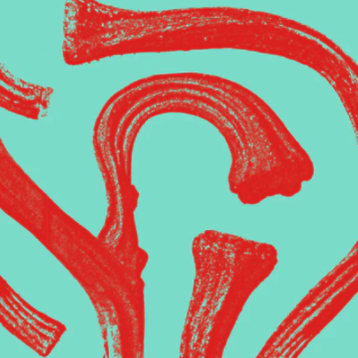 Capa de livro A PRETENSÃO DE ANTÍGONA com arte abstrata vermelha e texto em vermelho