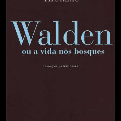 Capa de livro 'Walden ou a vida nos bosques' de Henry David Thoreau
