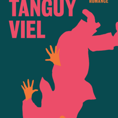 Capa de livro ARTIGO 353 de TANGUY VIEL com ilustração estilizada de figura humana em cores vibrantes