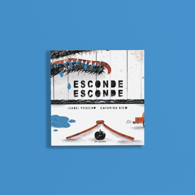 Capa do livro infantil Esconde Esconde com ilustrações e texto em português