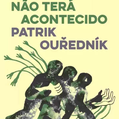 Capa de livro com título e figuras humanas em tons de verde e preto