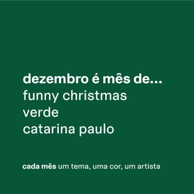 Fundo verde escuro com texto branco e cinza