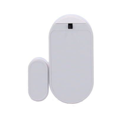 Sensor de porta e janela branco com duas peças ovais