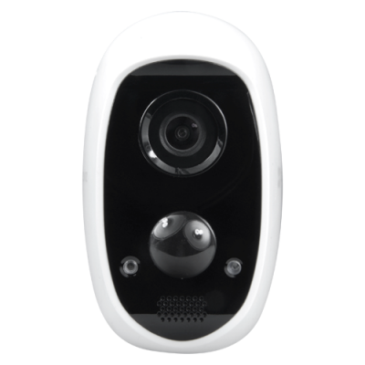 câmara de segurança branca e preta