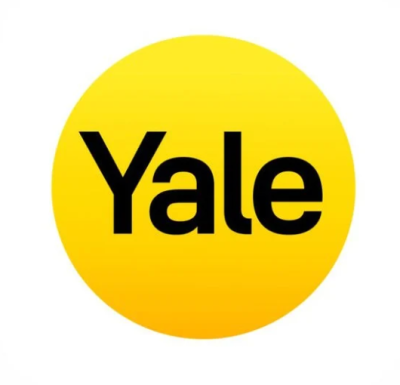 Logotipo Yale num círculo amarelo