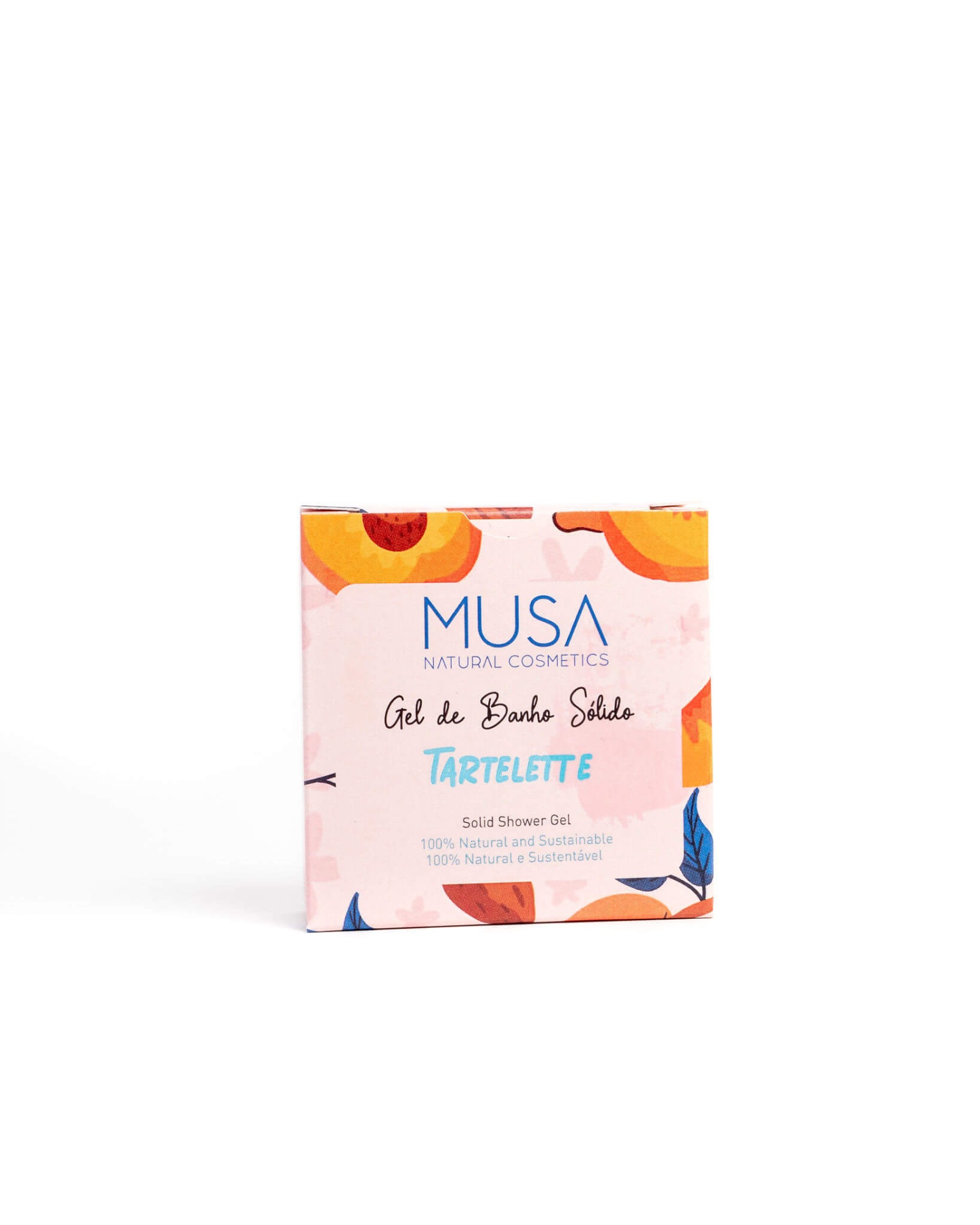 Gel de Banho Tartelette Embalagem de Gel de Banho Sólido MUSA com padrão floral colorido