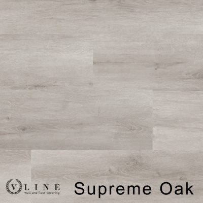 Piso em madeira clara com padrão carvalho Supreme Oak