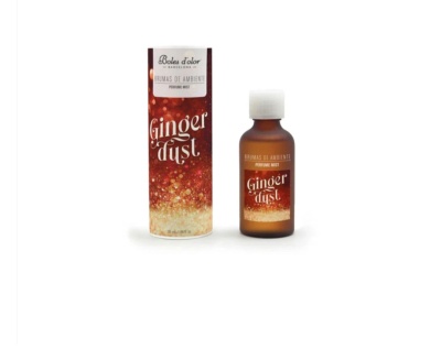 Frasco e embalagem do perfume ambiente Ginger dust da Boles d'olor