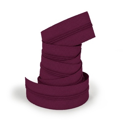 Fita de velcro roxa enrolada
